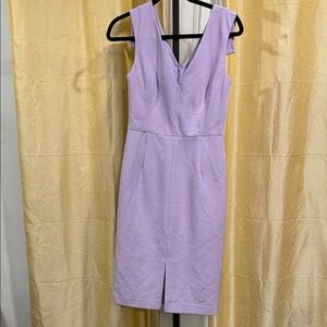 Milly Light Purple Sleeveless Midi Dress